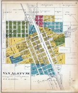 Van Alstyne Town Map, Grayson County 1908